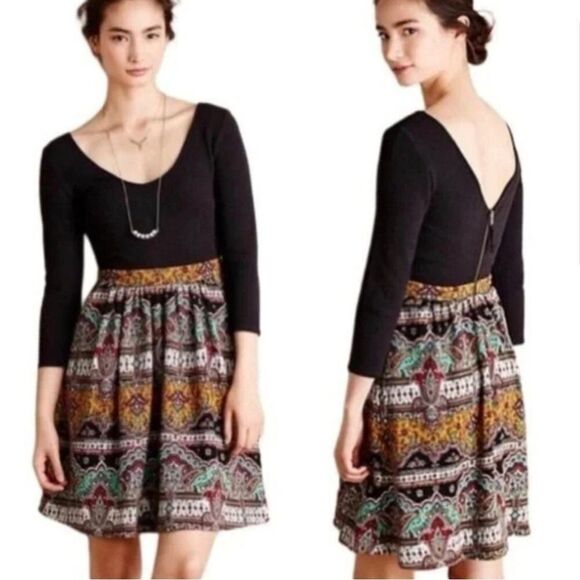 Maeve Dresses & Skirts - Maeve Fit Flare Paisley Anthropologie Dress - Size 2
